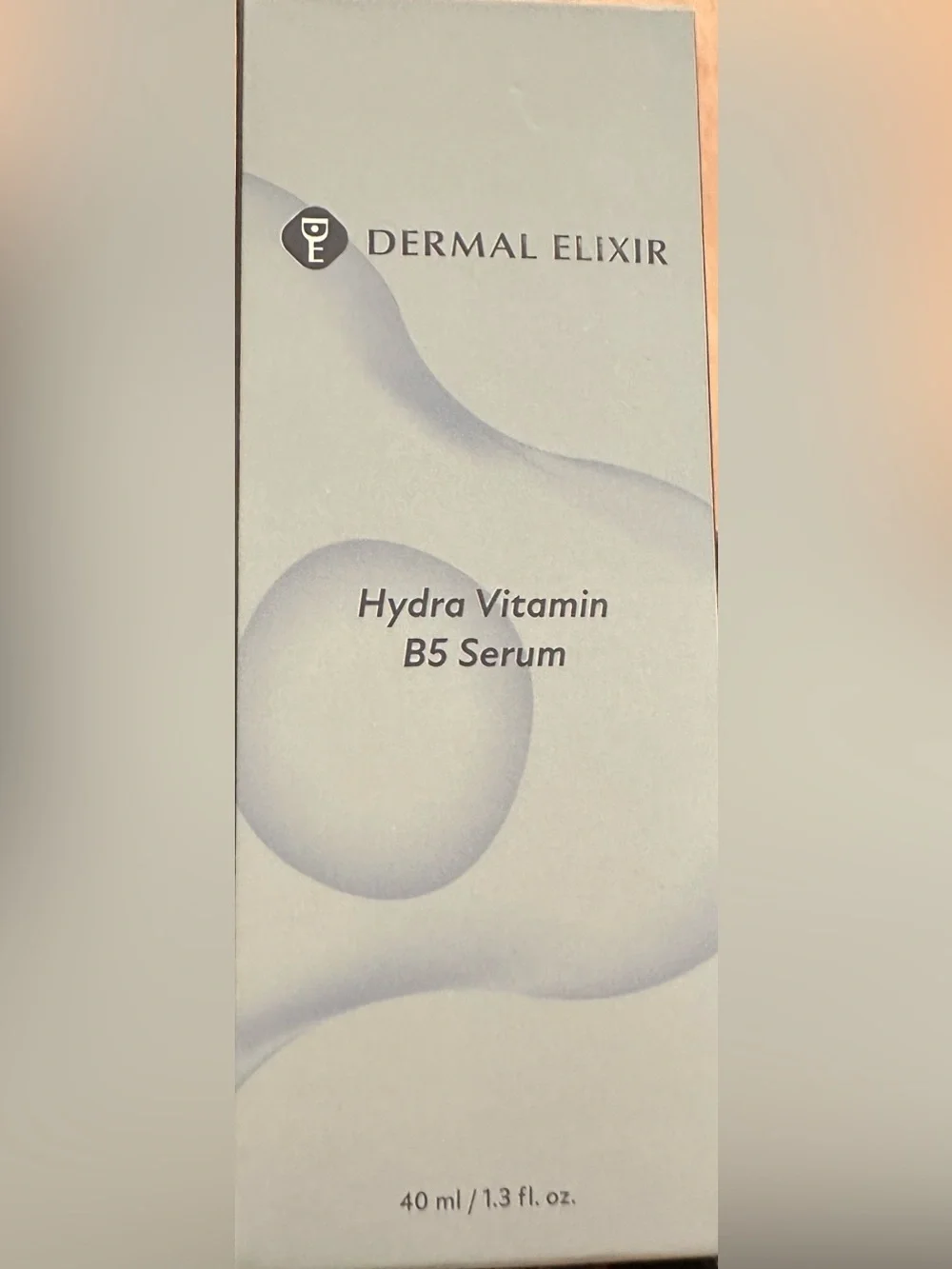 Dermal Elixir Hydra Vitamin B5 Serum NIB Retail $40